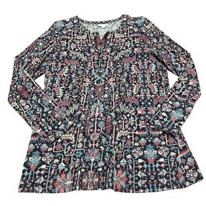 J Jill long sleeve Henley top